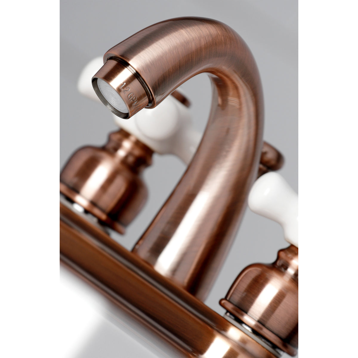 Kingston Brass KB5613PX Restoration 4 in. Centerset Bathroom Faucet