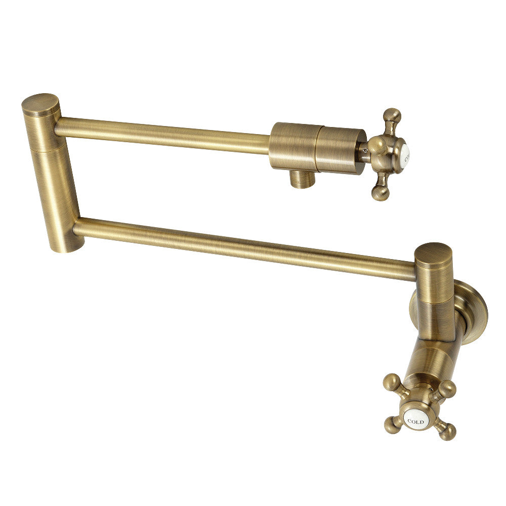 Kingston Brass KS4106BX Metropolitan Wall Mount Pot Filler