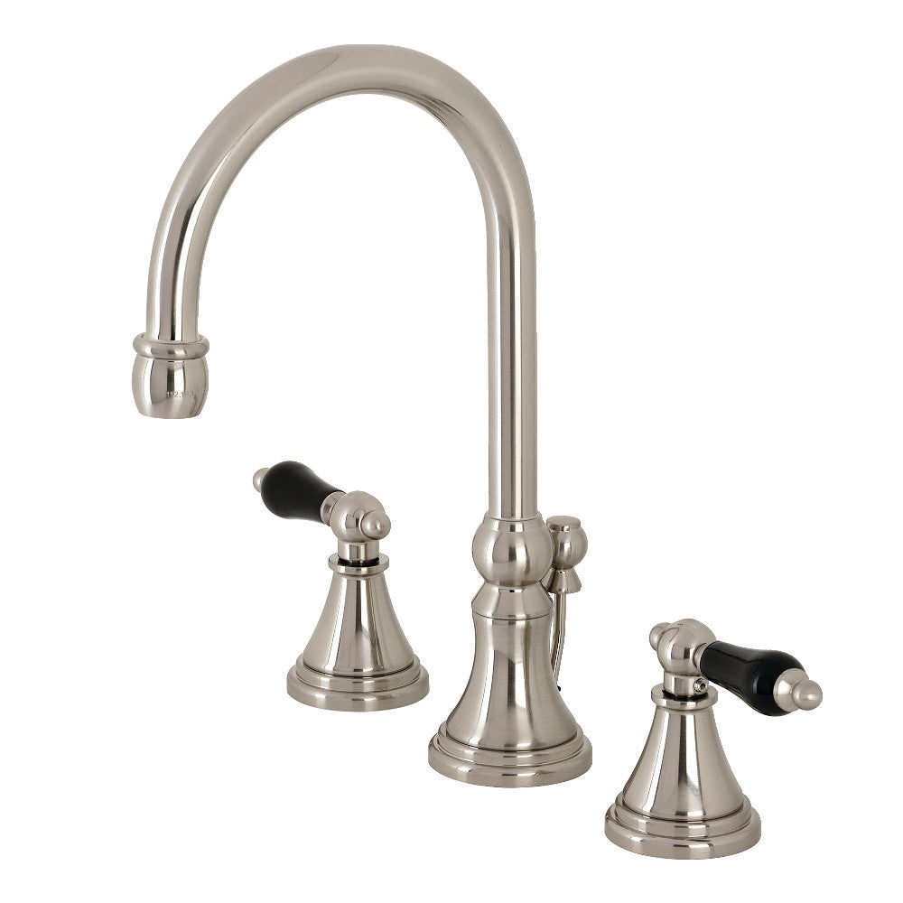 Kingston Brass KS2982PKL Duchess Widespread Bathroom Faucet with Brass Pop-Up