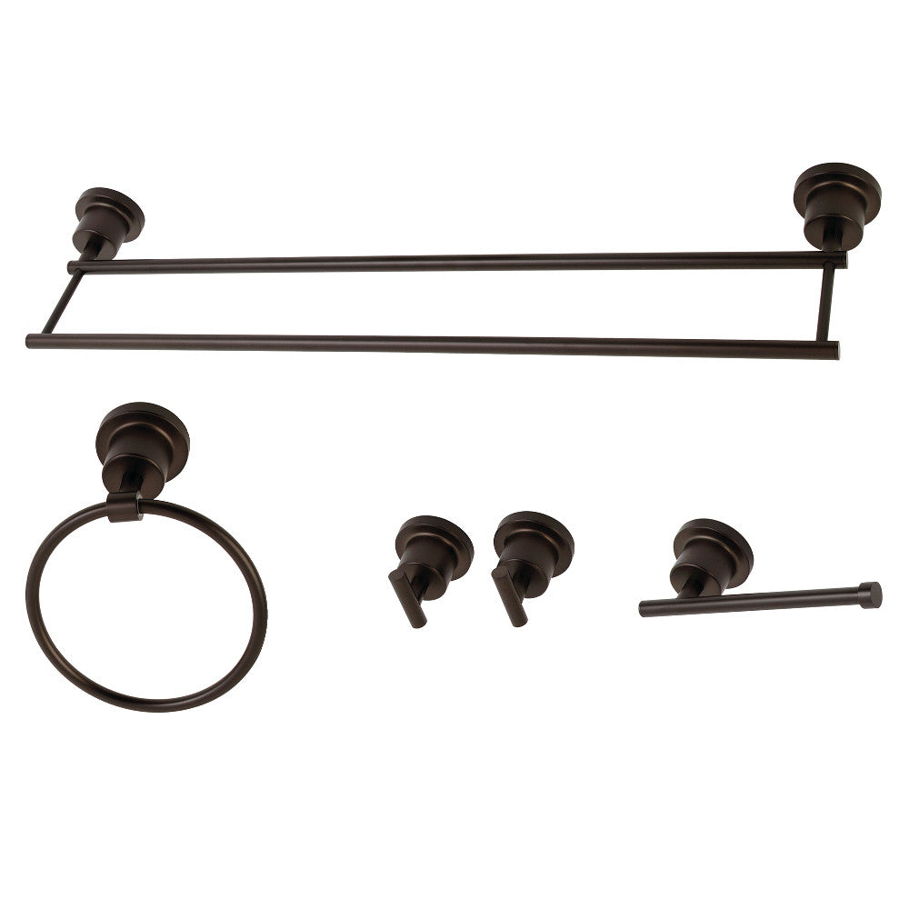 Kingston Brass Concord 5-Piece Bathroom Accessory Sets