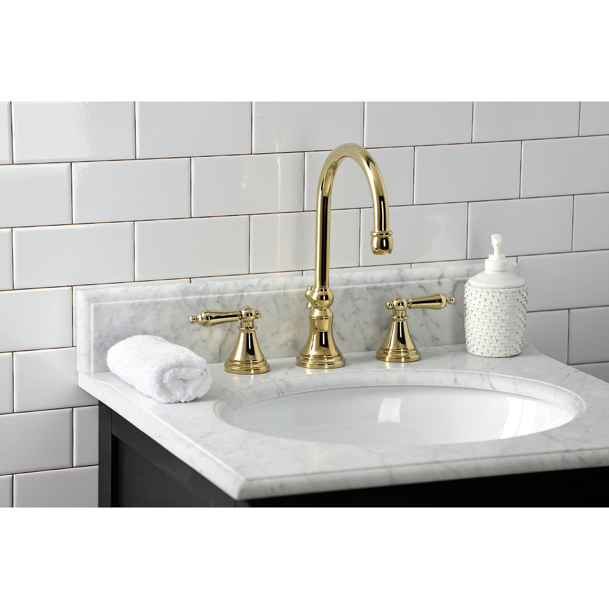 Kingston Brass KS2980AL Governor Widespread Bathroom Faucet