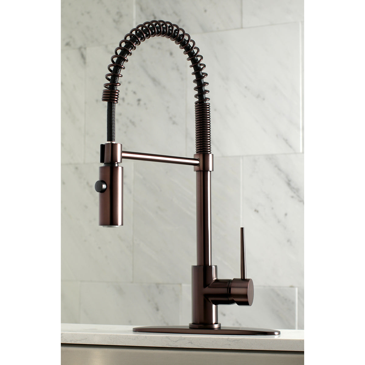 Gourmetier LS8777NYL New York Single-Handle Pre-Rinse Kitchen Faucet