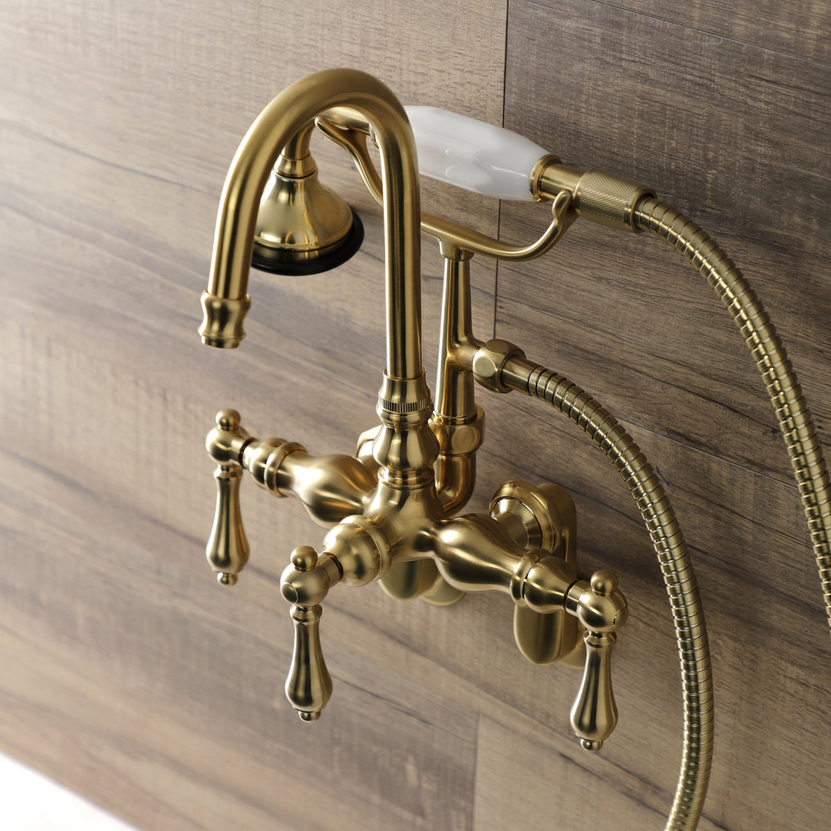 Aqua Vintage Wall Mount Clawfoot Tub Faucets