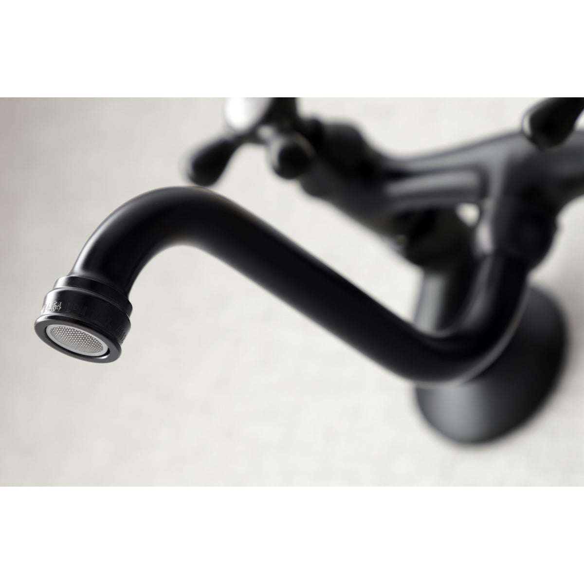Kingston Brass KS216PN Kingston Two Handle Wall Mount Bathroom Faucet