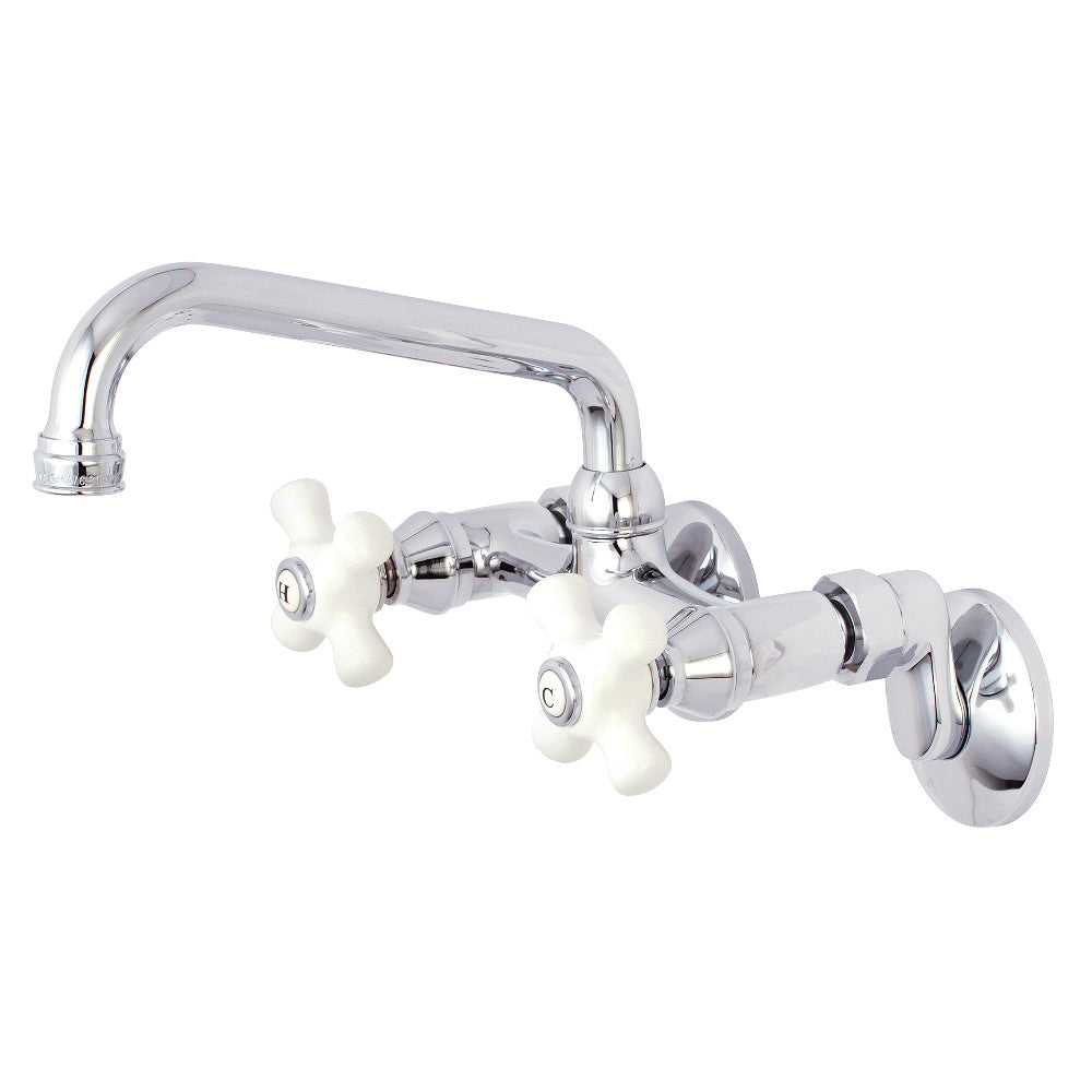 Kingston Brass KS613SB Kingston Two Handle Wall Mount Kitchen Faucet