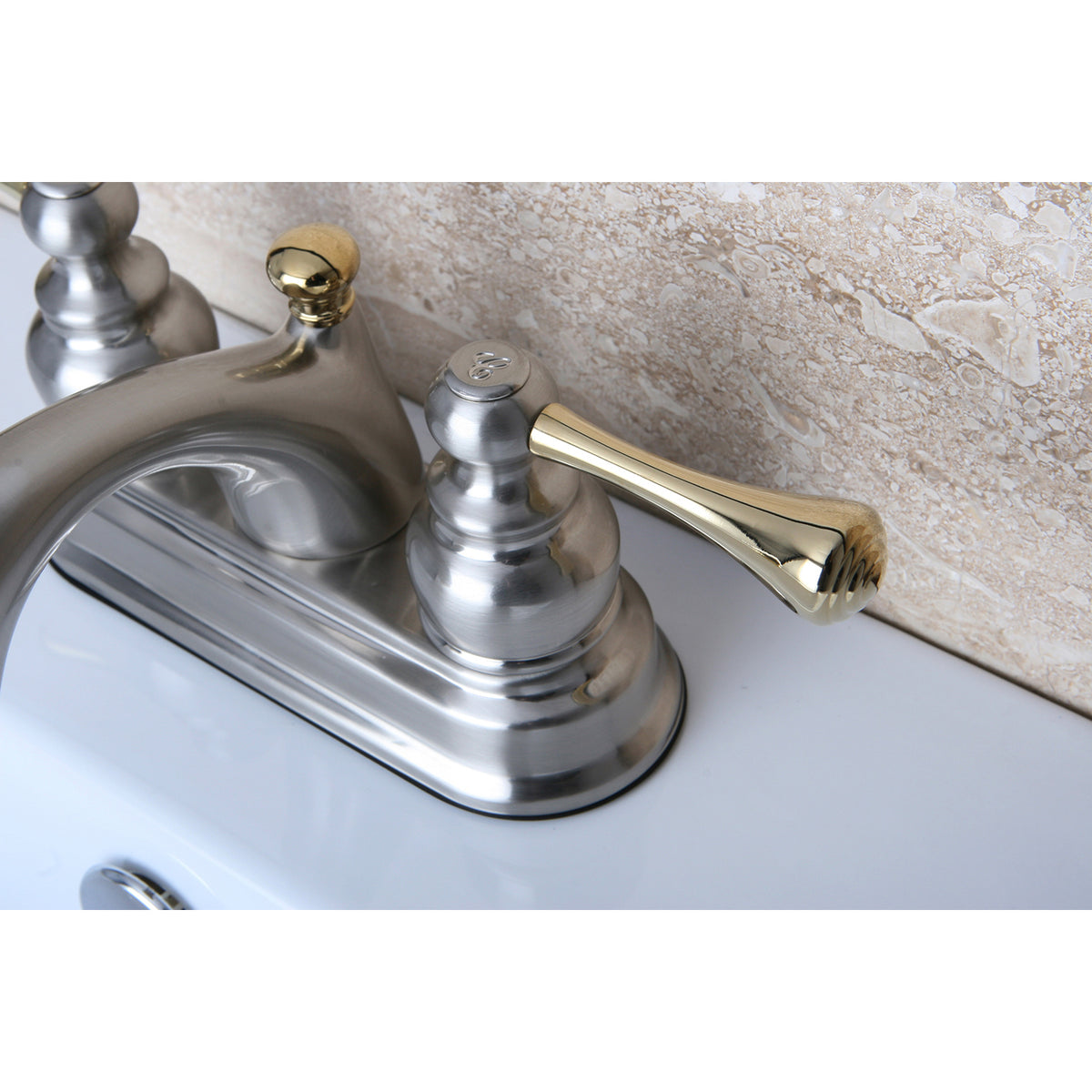 Kingston Brass KB3607BL 4 in. Centerset Bathroom Faucet