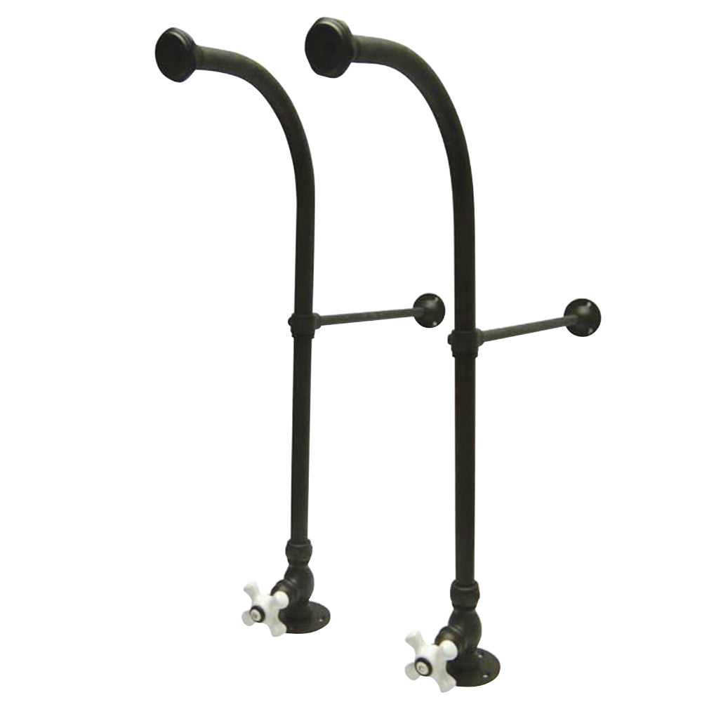Kingston Brass Rigid Freestand Supplies with Stops