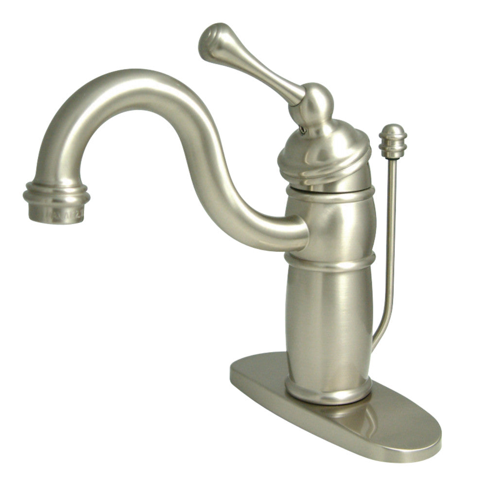Kingston Brass KB1402BL Victorian Single-Handle Bathroom Faucet with Pop-Up Drain