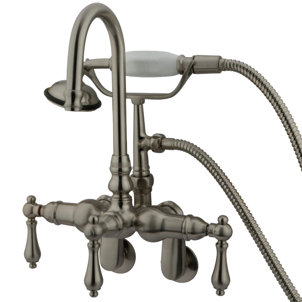 Vintage Adjustable Center Wall Mount Tub Faucet