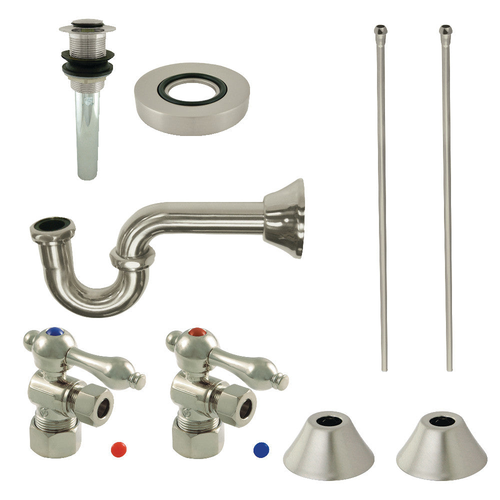 Kingston Brass Traditional Plumbing Sink Trim Kit with P-Trap and Drain