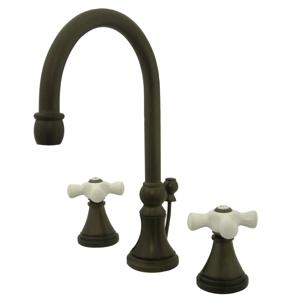 Kingston Brass KS2983PX Governor Widespread Bathroom Faucet