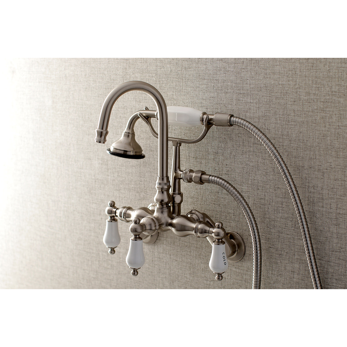 Aqua Vintage Wall Mount Clawfoot Tub Faucets