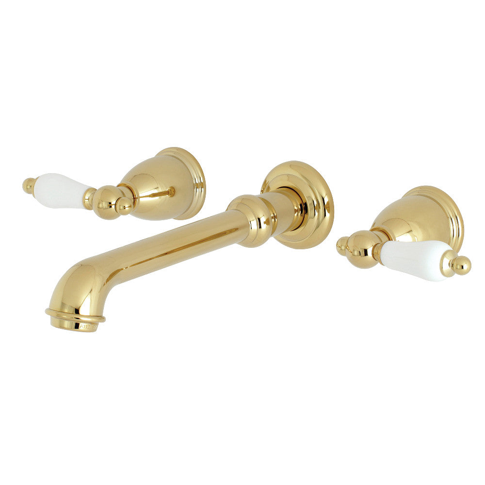 Kingston Brass KS7128PL Two-Handle Wall Mount Bathroom Faucet