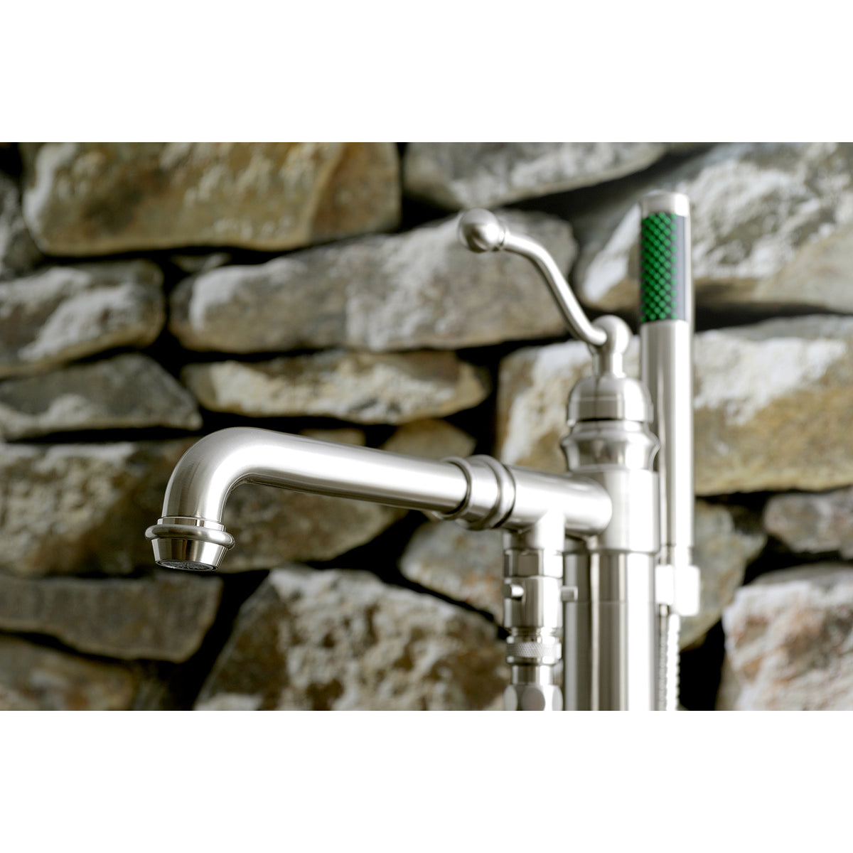 English Country Freestanding Tub Faucet with Hand Shower