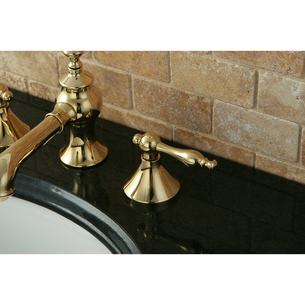Kingston Brass KC7065NL 8 in. Widespread Bathroom Faucet