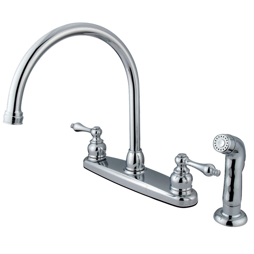 Kingston Brass KB726ALSP Vintage 8-Inch Centerset Kitchen Faucet