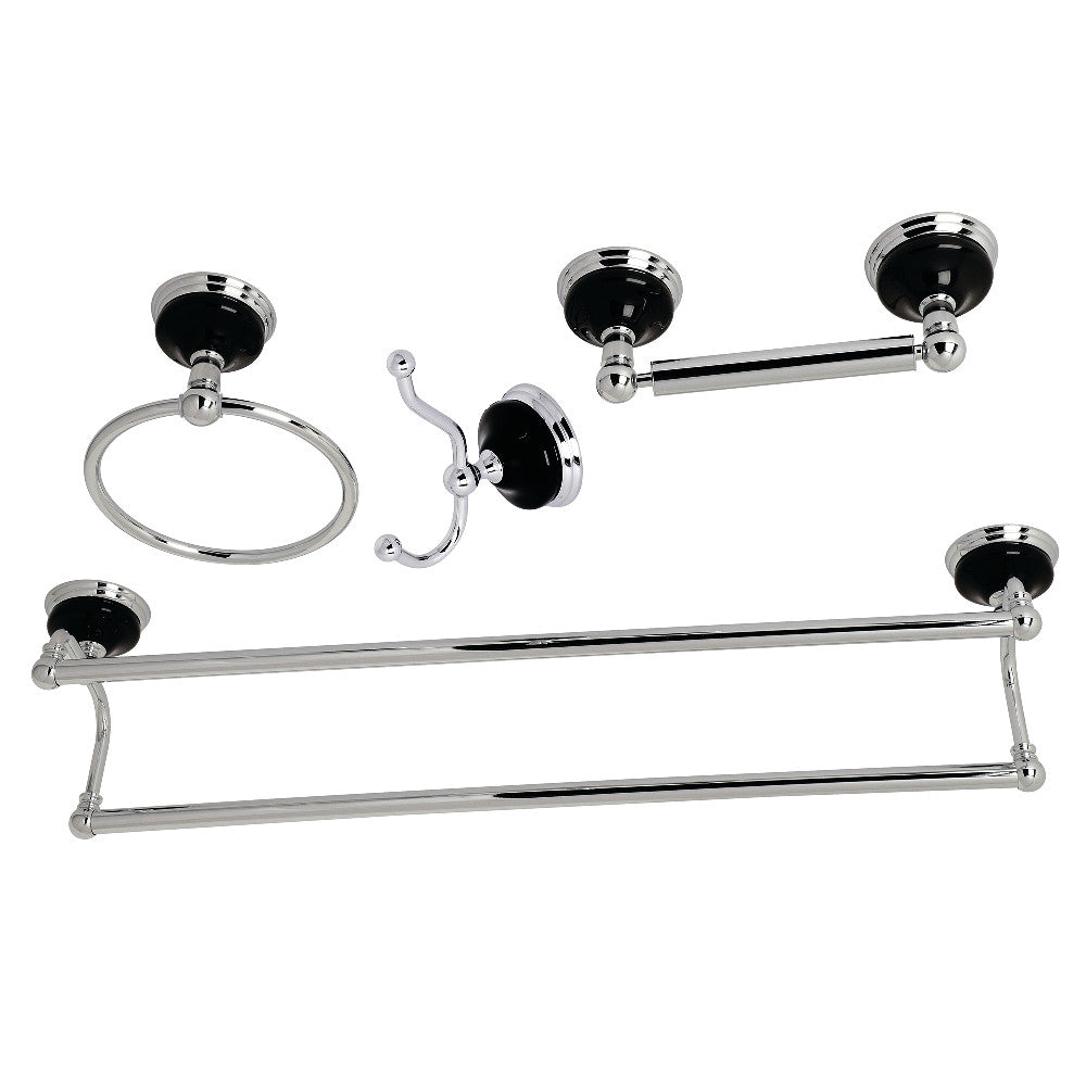 Kingston Brass Water Onyx 4-Piece Bathroom Accessory Set