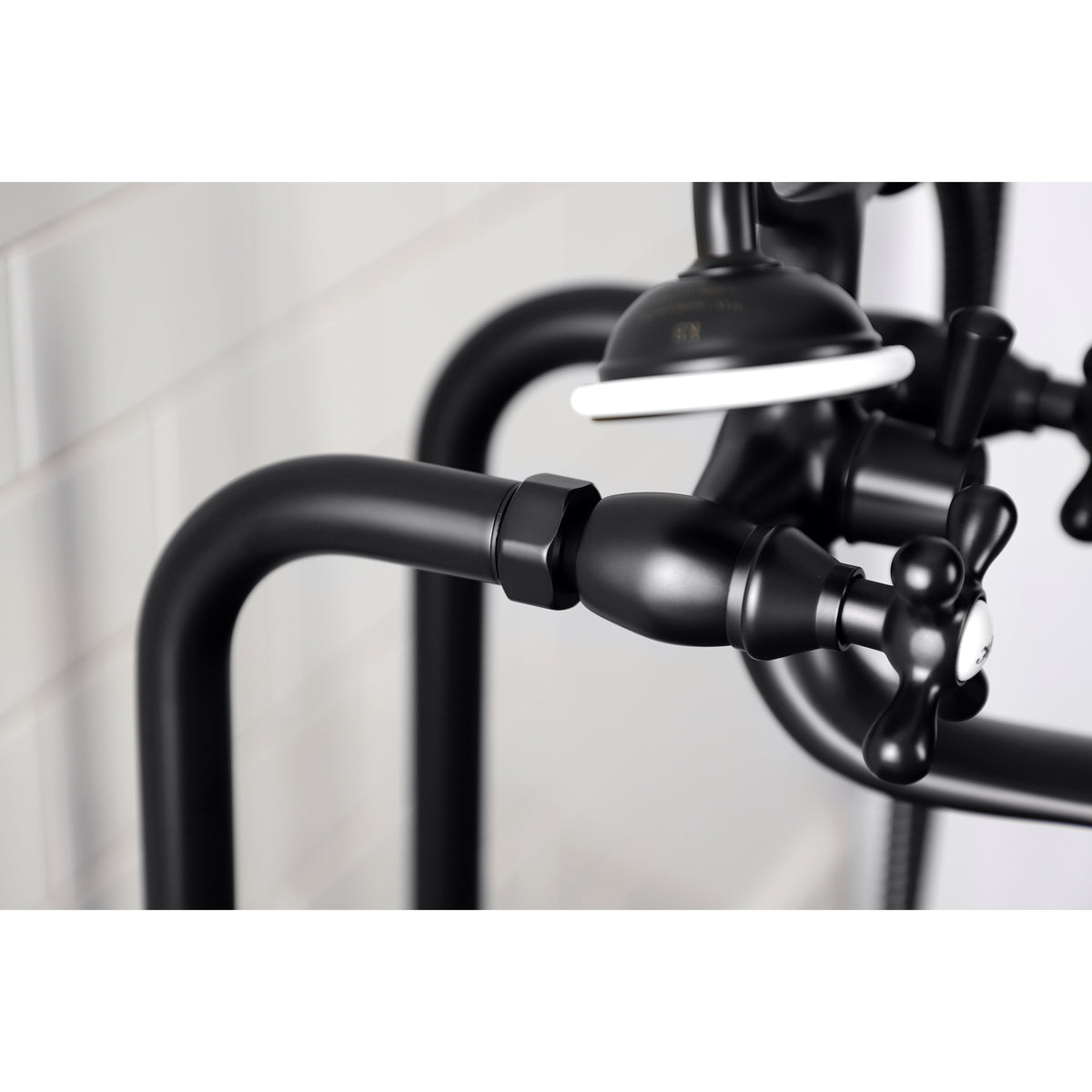 Kingston Freestanding Clawfoot Tub Faucet Package with Supply Line