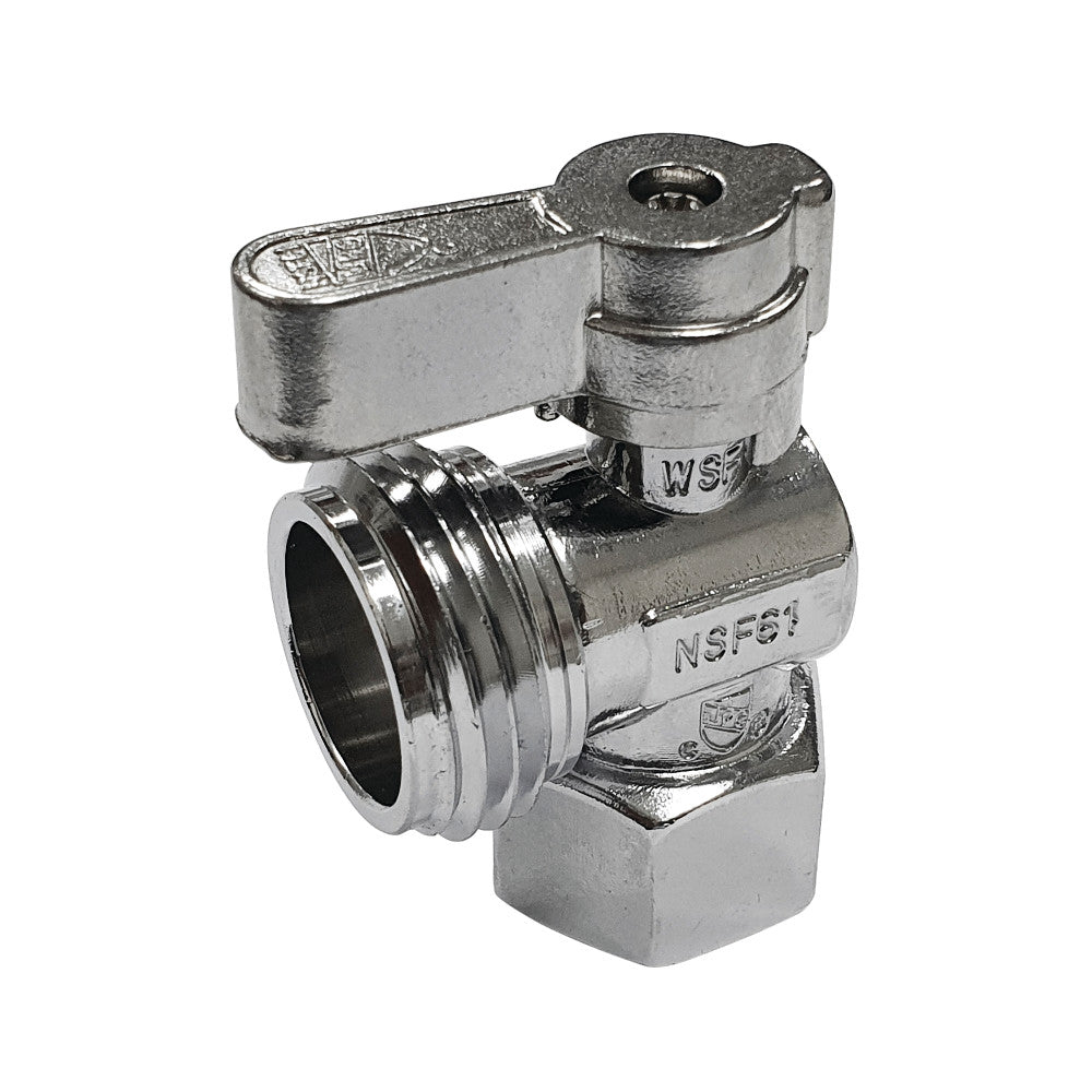 Kingston Brass 1/2&quot; FIP x 3/4&quot; Hose Thread Angle Shut Off Valve