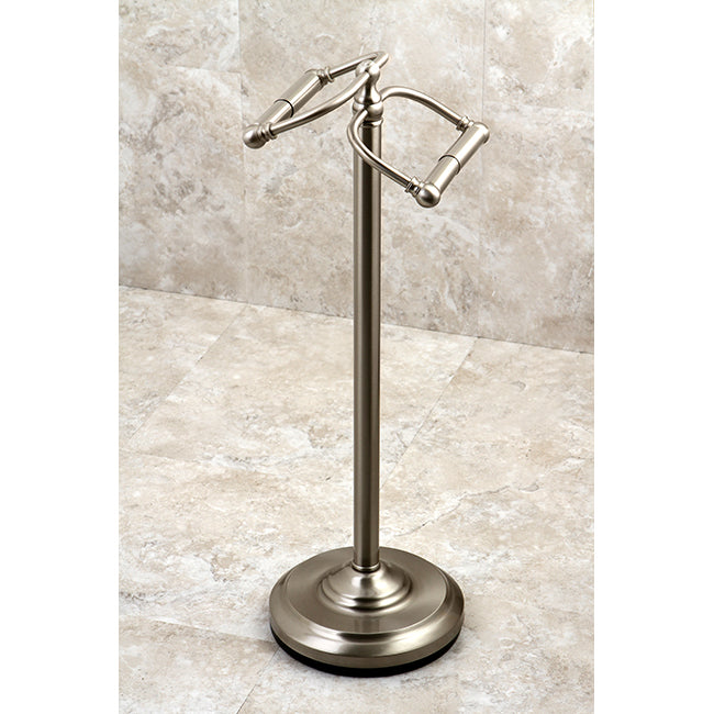 Kingston Brass Vintage Freestanding Double Roll Toilet Paper Holder