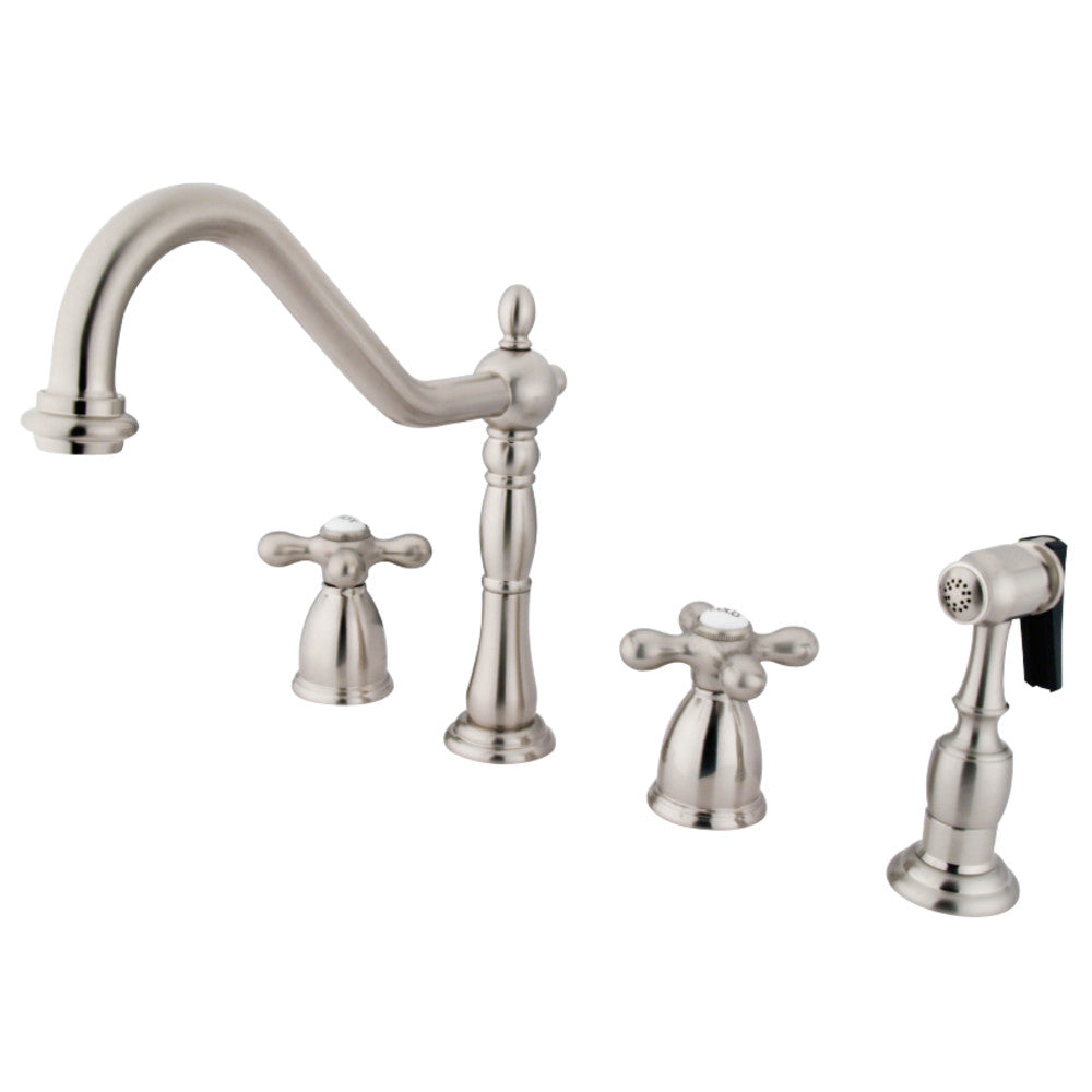 Kingston Brass KB1793AXBS Widespread Kitchen Faucet