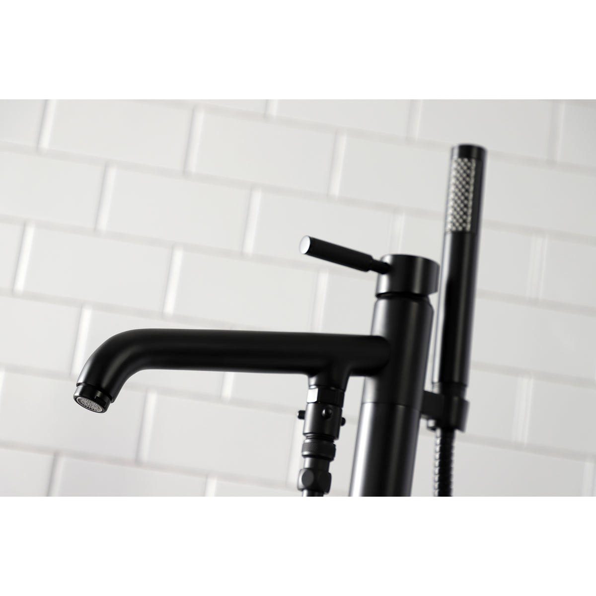Kaiser Freestanding Tub Faucet with Hand Shower