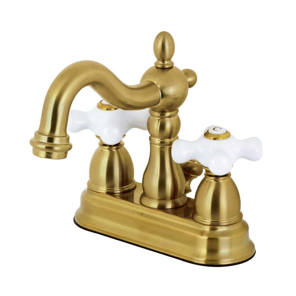 Kingston Brass KB160PXAC Heritage 4 in. Centerset Bathroom Faucet