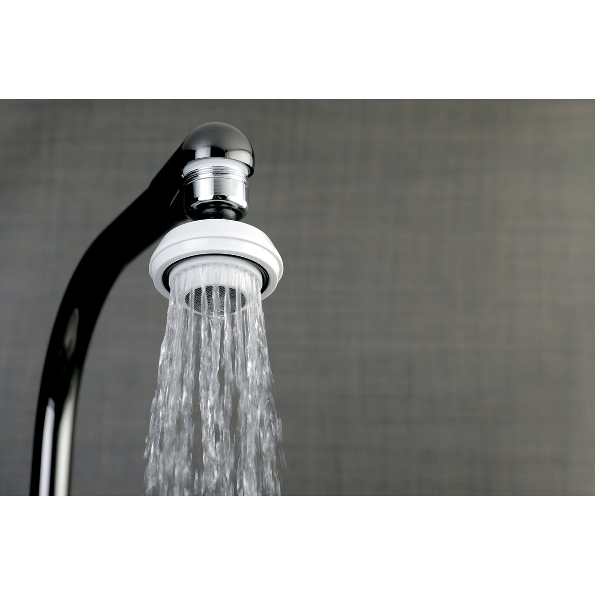 Kingston Brass KA321C20 Wide Range Swivel Kitchen Aerator with Brass Ball Joint