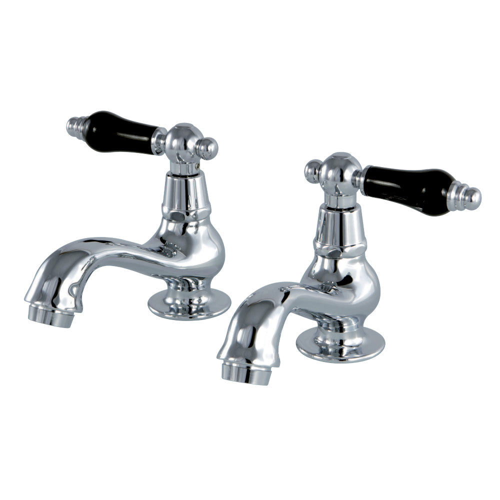 Kingston Brass KS1105PKL Basin Tap Faucet with Cross Handle