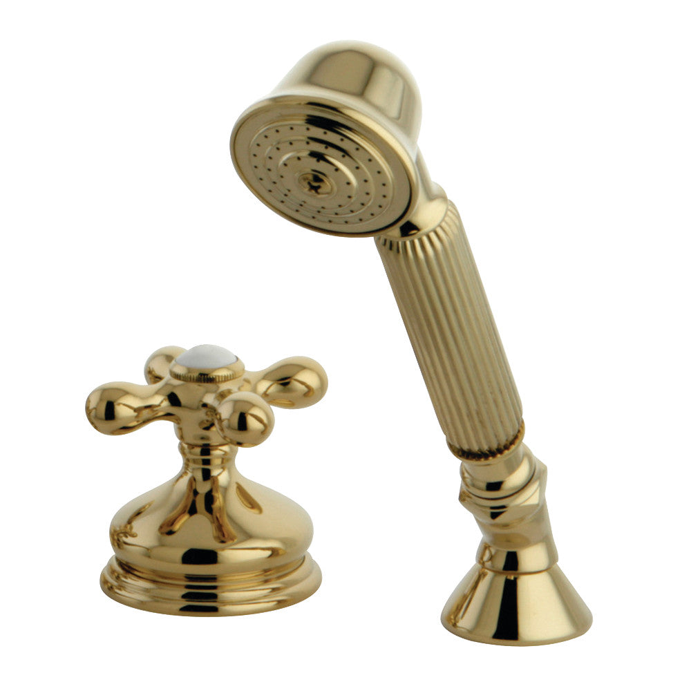 Kingston Brass Deck Mount Hand Shower with Diverter for Roman Tub Faucet