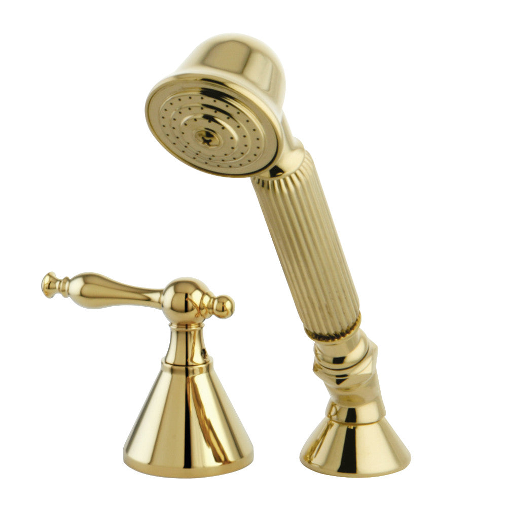 Kingston Brass Deck Mount Hand Shower with Diverter for Roman Tub Faucet