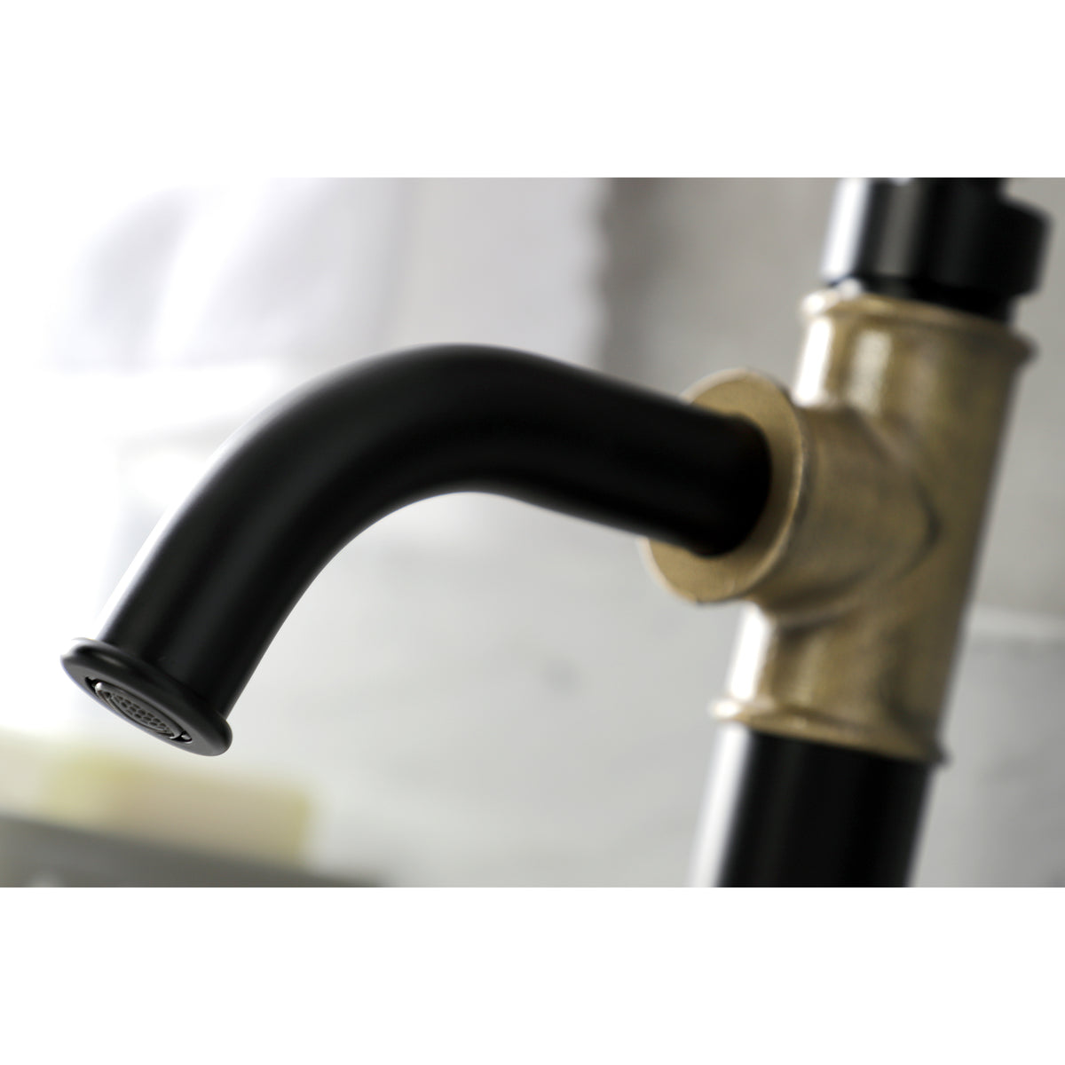Kingston Brass KSD2824RX Belknap Single-Handle Bathroom Faucet with Push Pop-Up