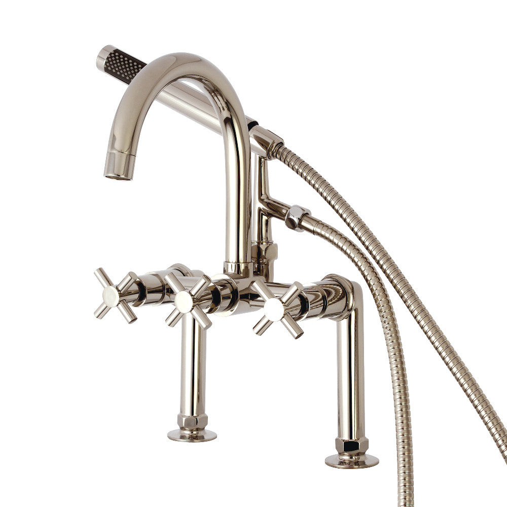 Aqua Vintage Concord 7-Inch Deck Mount Clawfoot Tub Faucet