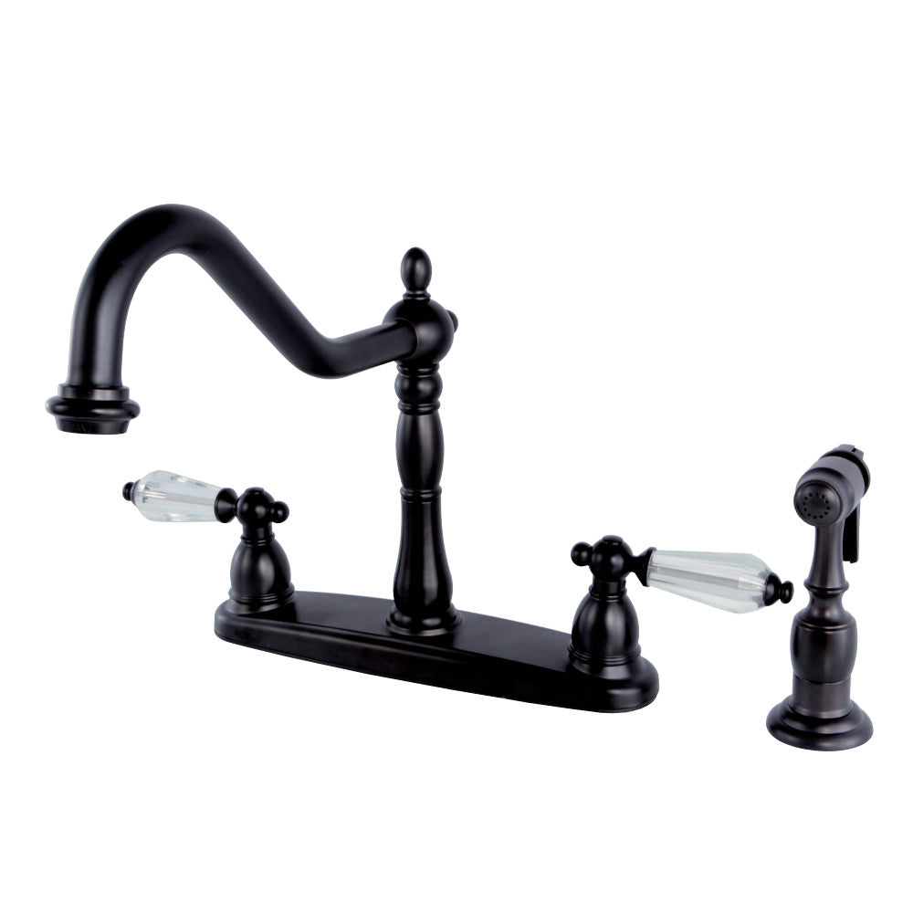 Kingston Brass KB1755WLLBS Wilshire Centerset Kitchen Faucet