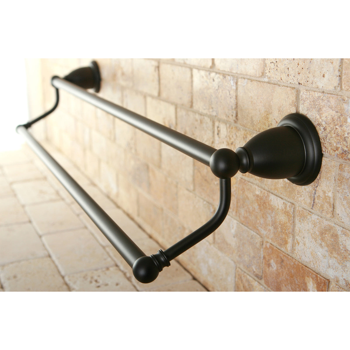 Kingston Brass Heritage 24&quot; Dual Towel Bar