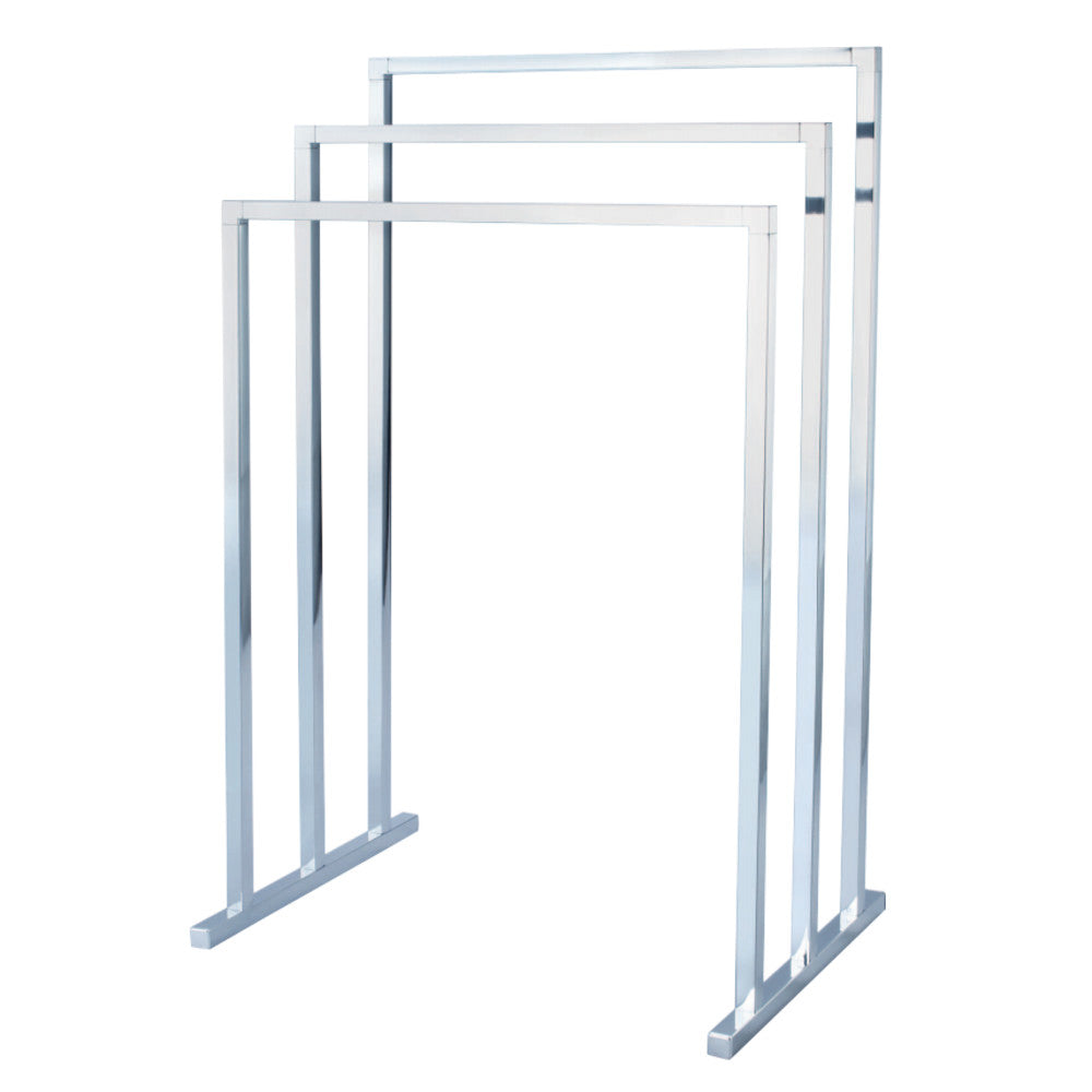 Kingston Brass Pedestal 3-Tier Steel Construction Towel Rack