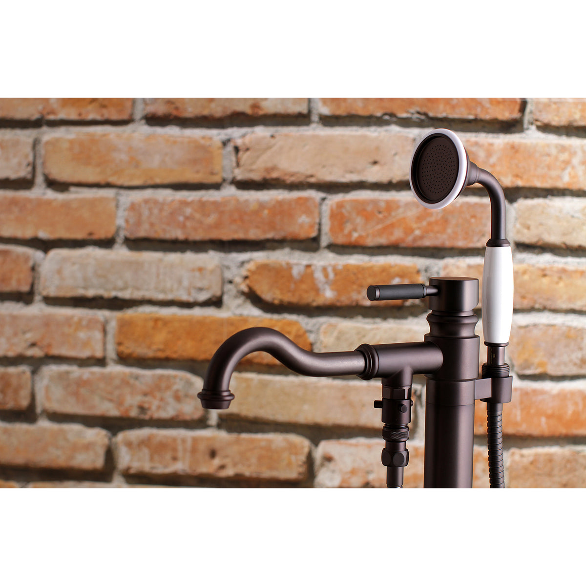 Kaiser Freestanding Tub Faucet with Hand Shower