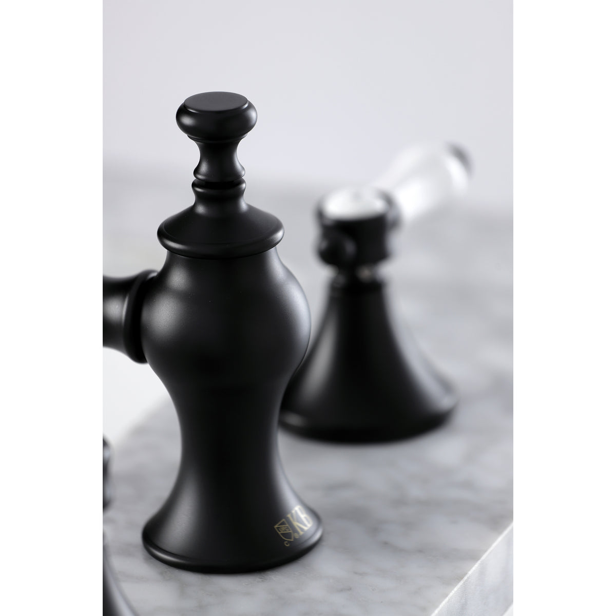 Kingston Brass KC7065BPL 8 in. Widespread Bathroom Faucet