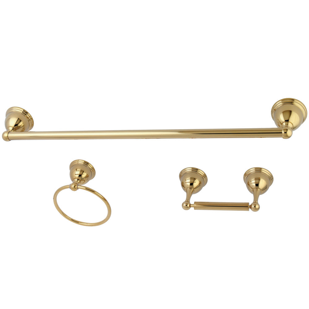 Kingston Brass Restoration 3-Piece Bathroom Hardware