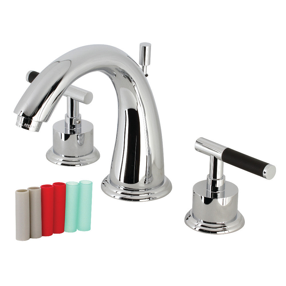 Kingston Brass KS2962CKL Kaiser Widespread Bathroom Faucet with Brass Pop-Up