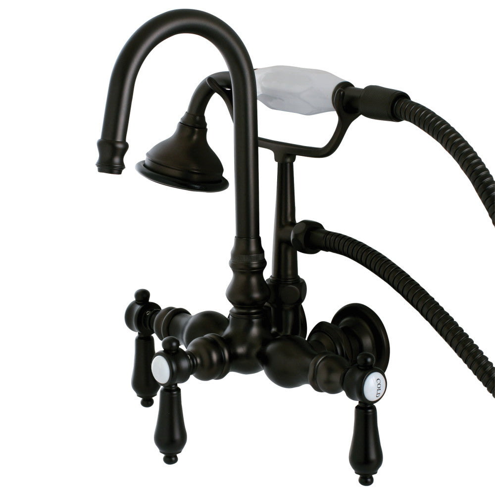 Aqua Vintage Heirloom Wall Mount Clawfoot Tub Faucet