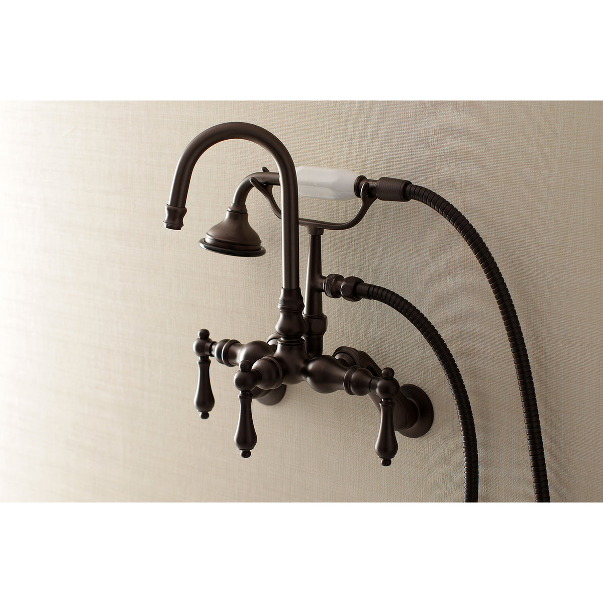 Aqua Vintage Wall Mount Clawfoot Tub Faucets