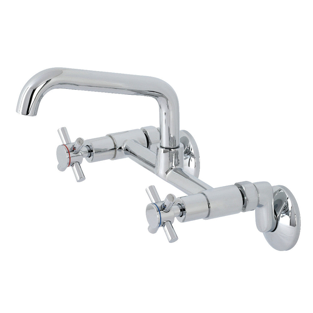 Kingston Brass KS423C Concord Two-Handle Wall-Mount Kitchen Faucet