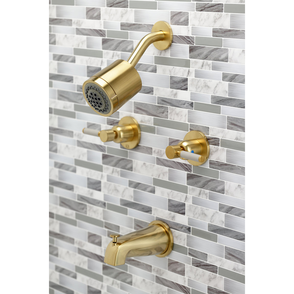 Kaiser Two-Handle Tub and Shower Faucet