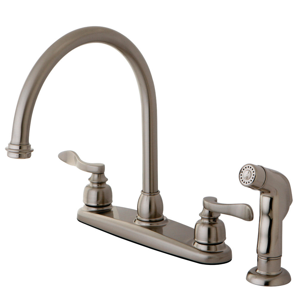 Kingston Brass KB8798NFLSP NuWave French Centerset Kitchen Faucet