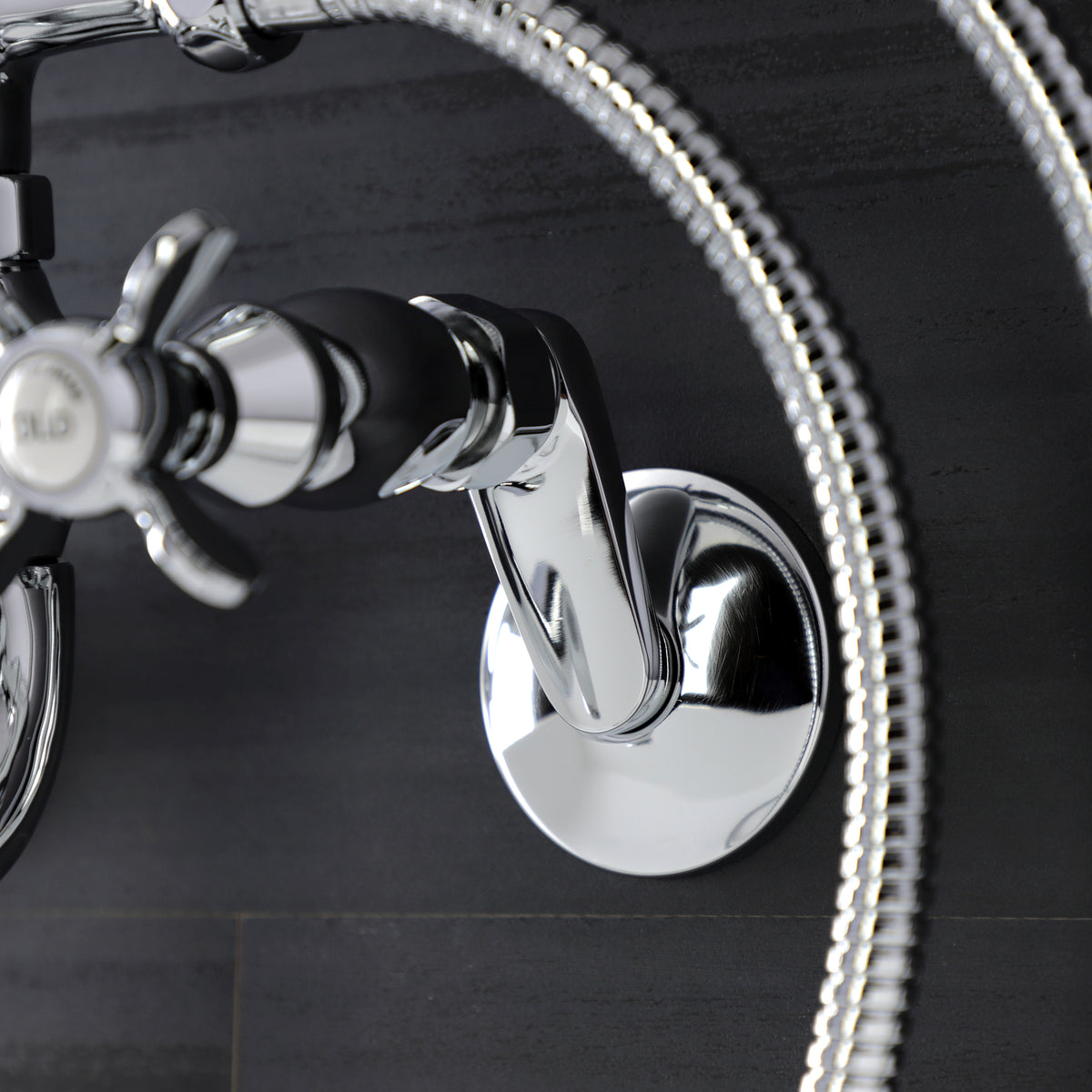 Essex Wall Mount Clawfoot Tub Faucet with Hand Shower