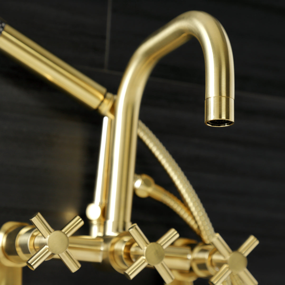 Aqua Vintage Concord Wall Mount Clawfoot Tub Faucet