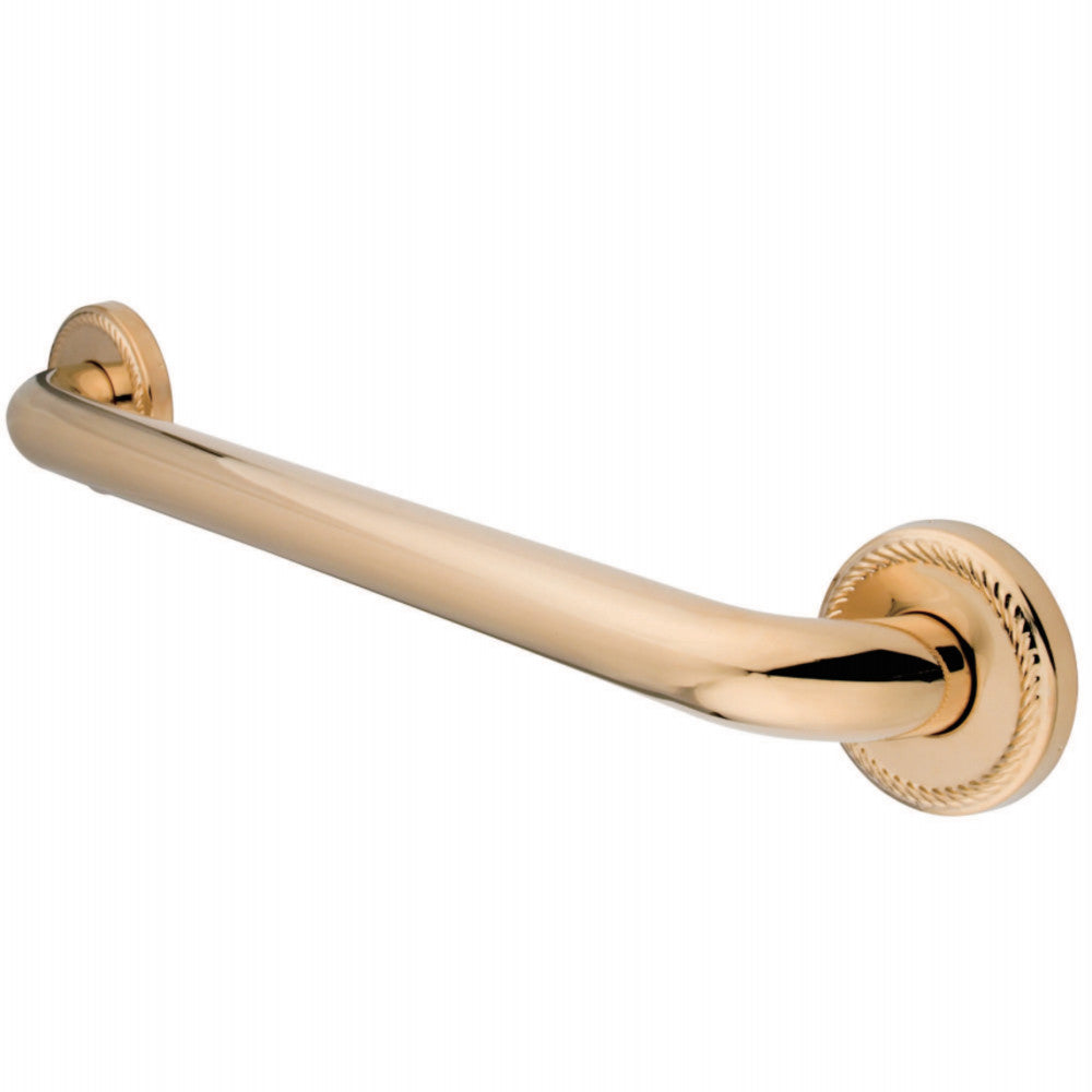 Kingston Brass Laurel 16-Inch Decorative 1-1/4-Inch OD Grab Bar