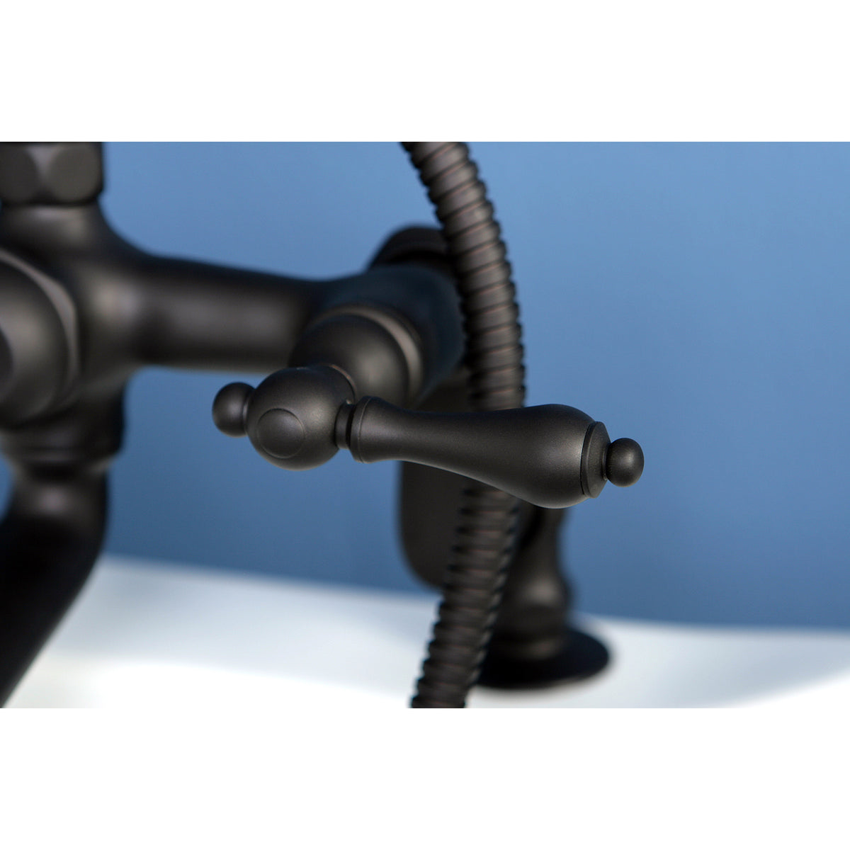 Vintage Adjustable Center Deck Mount Tub Faucet