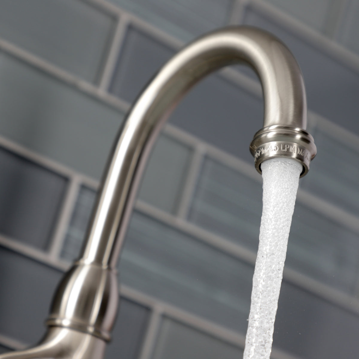 Kingston Brass KS7992TAL Tudor Bridge Bathroom Faucet with Brass Pop-Up